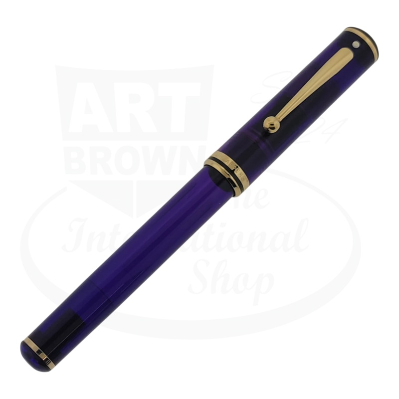 Preowned Vintage Sheaffer Levenger Purple Demonstrator Fountain Pen