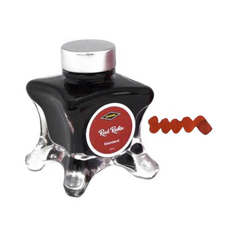 Diamine Inkvent Standard Ink Bottle, Red Robin – 50ml