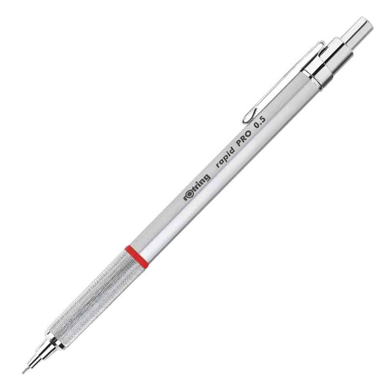 Rotring Rapid Pro 0.5mm Mechanical Pencil – Chrome