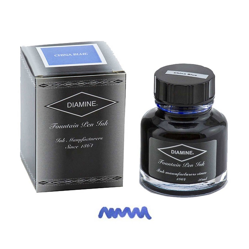 Diamine China Blue Ink Bottle – 30ml