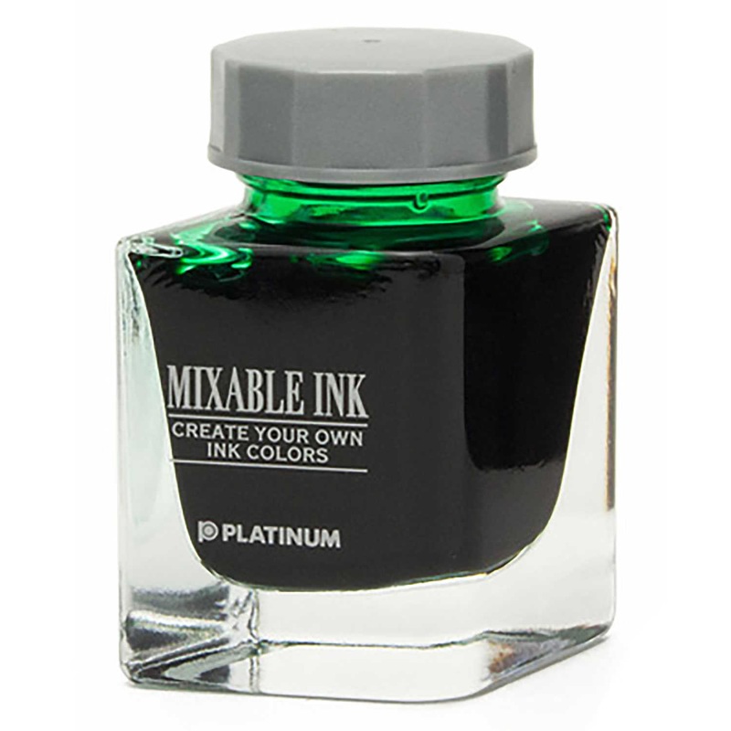 Platinum Mixable Leaf Green Ink Bottle, Green – 20ml