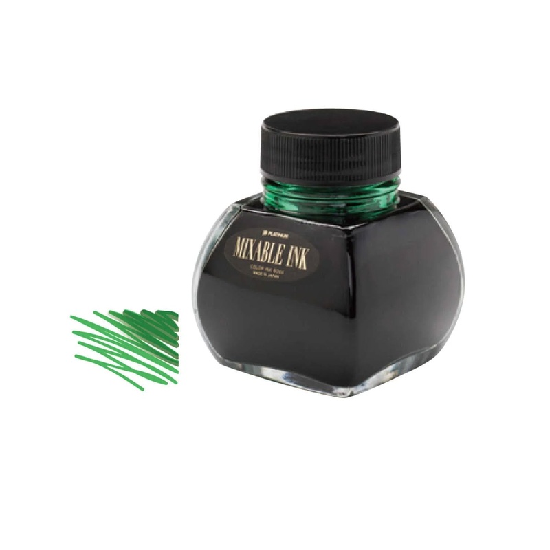 Platinum Mixable Leaf Green Ink Bottle, Green – 60ml