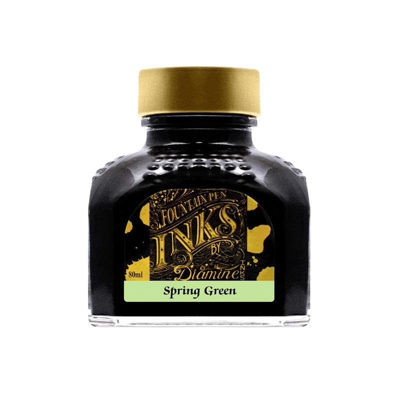 Diamine Spring Green Ink Bottle – 80ml