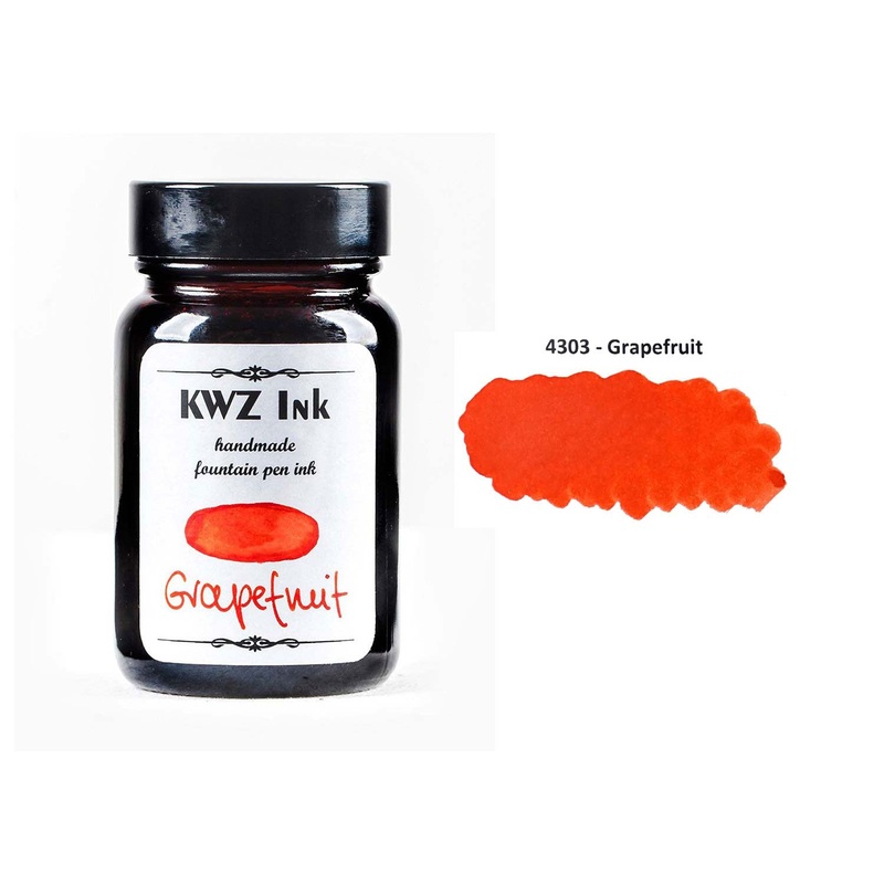 KWZ Standard Grapefruit Ink Bottle, Orange  – 60ml