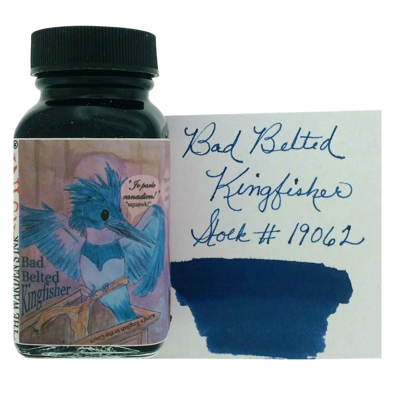 Noodler’s 19062 Bad Belted Kingfisher Ink Bottle, Blue – 88ml
