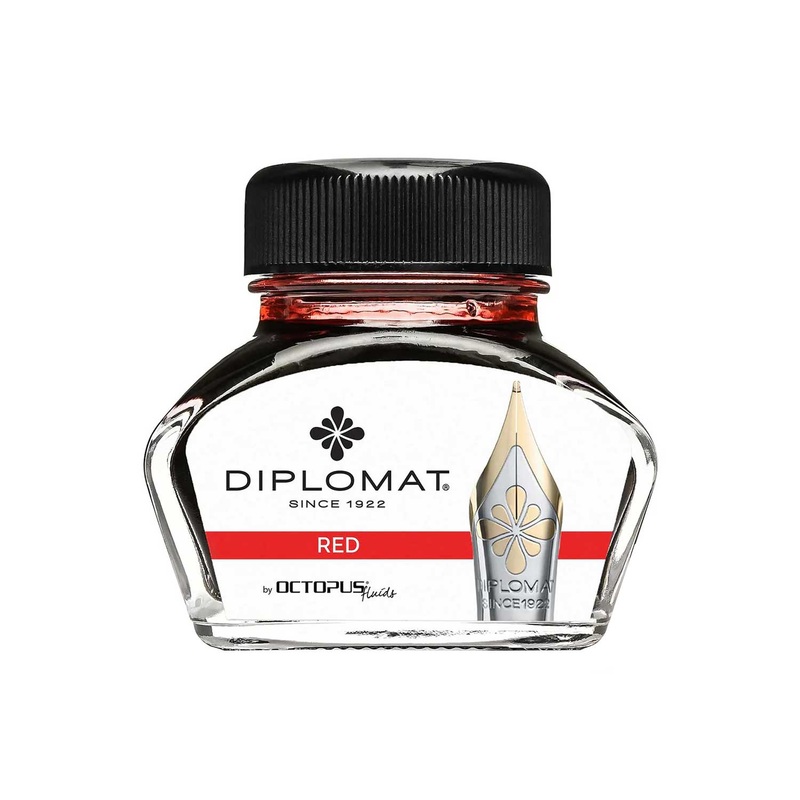 Diplomat Octopus Ink Bottle, Red – 30ml