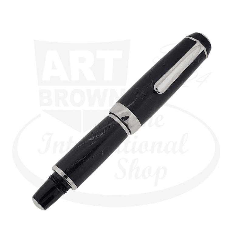 Preowned Dayacom Wood Dark Brown Medium Fountain Pen