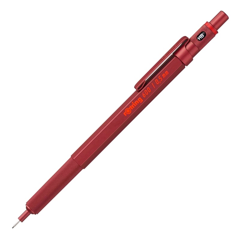Rotring 600 0.5mm Mechanical Pencil – Red
