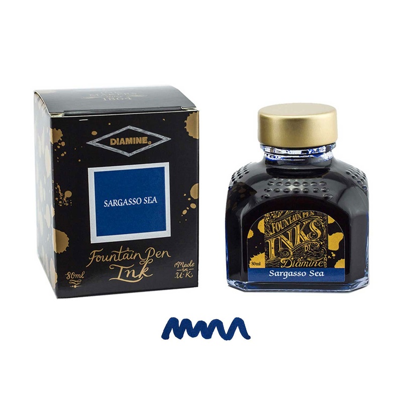 Diamine Sargasso Sea Ink Bottle – 80ml