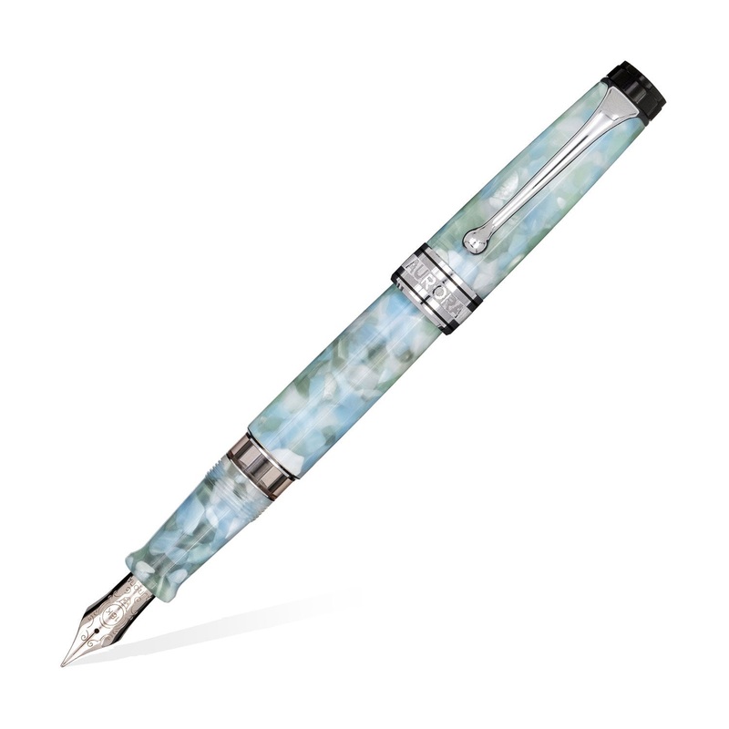 Aurora Optima Caleidoscopio Fountain Pen – Luce Verde (Limited Edition)