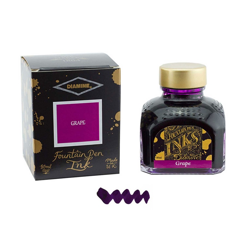 Diamine Grape Ink Bottle – 80ml