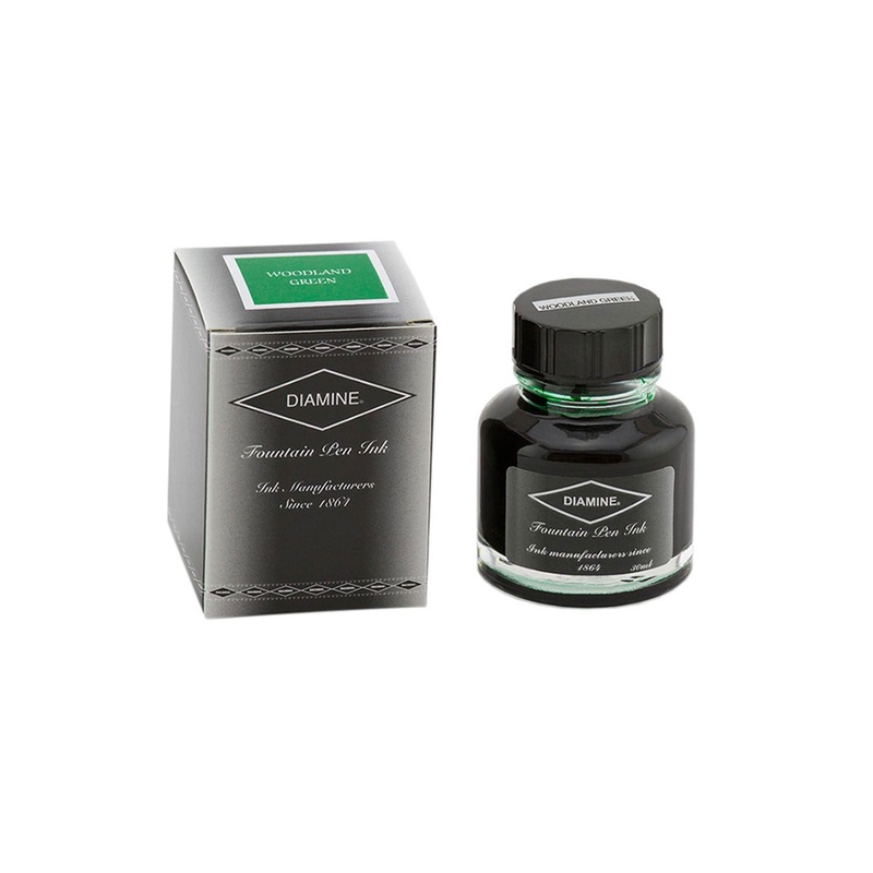 Diamine Woodland Green Ink Bottle – 30ml