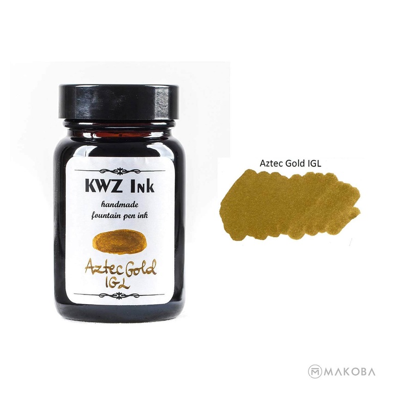 KWZ Iron Gall Aztec Gold Ink Bottle – 60ml