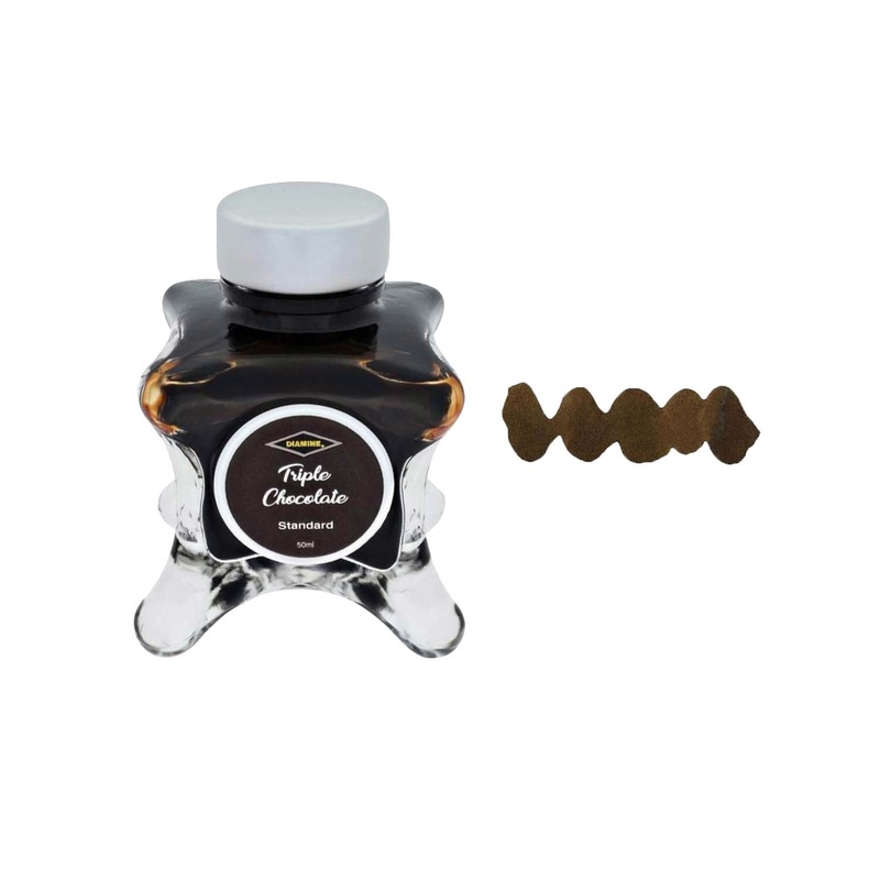 Diamine Inkvent Standard Ink Bottle, Triple Chocolate – 50ml