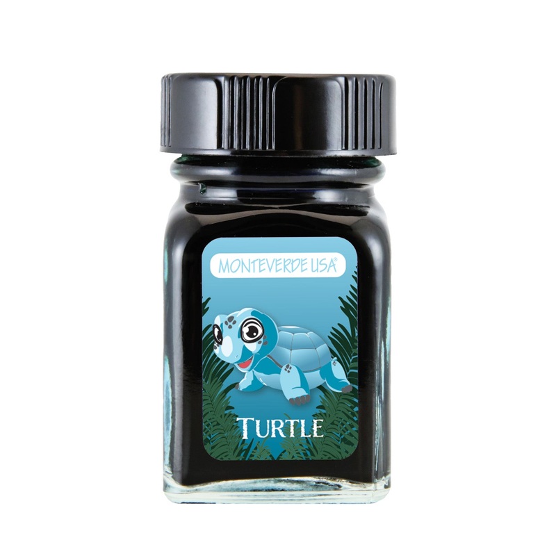 Monteverde Jungle Turtle Ink Bottle, Turquoise – 30ml
