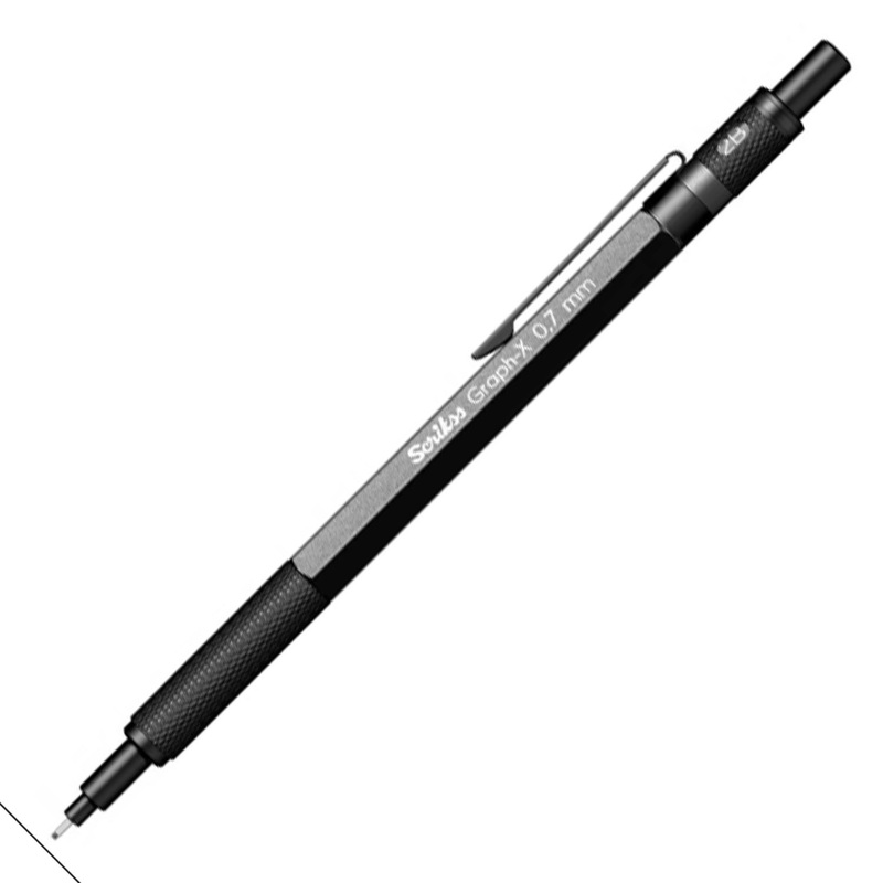 Scrikss Graph-X 0.7mm Mechanical Pencil – Grey BT