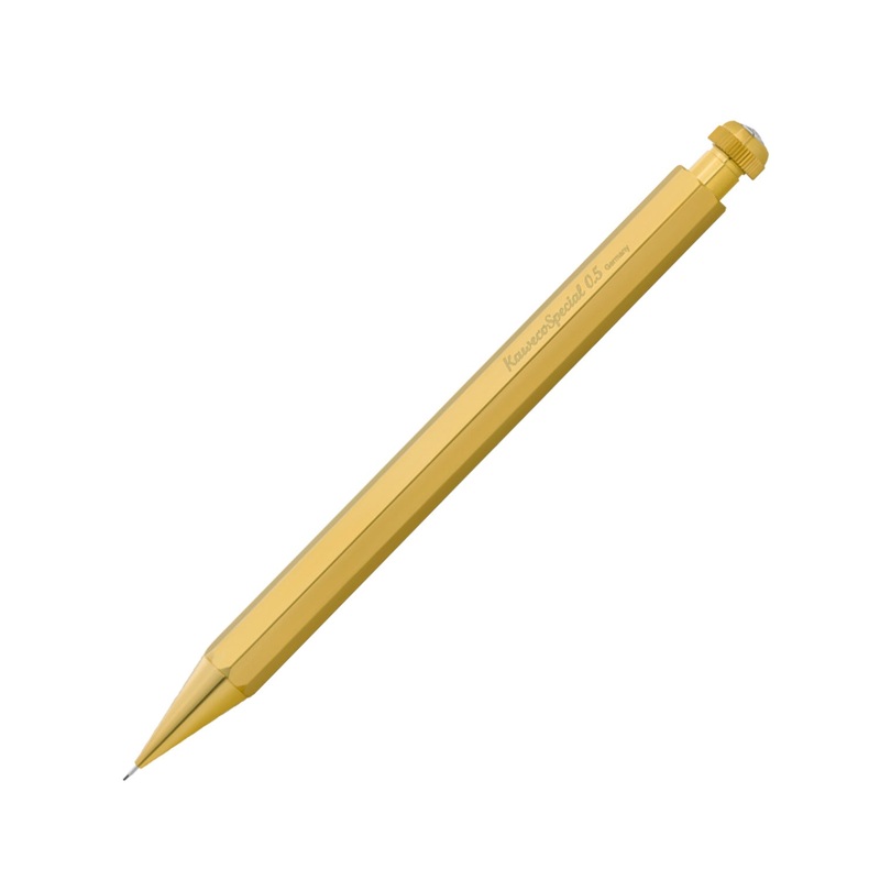 Kaweco Special 0.5mm Mechanical Pencil with Optional Clip – Brass