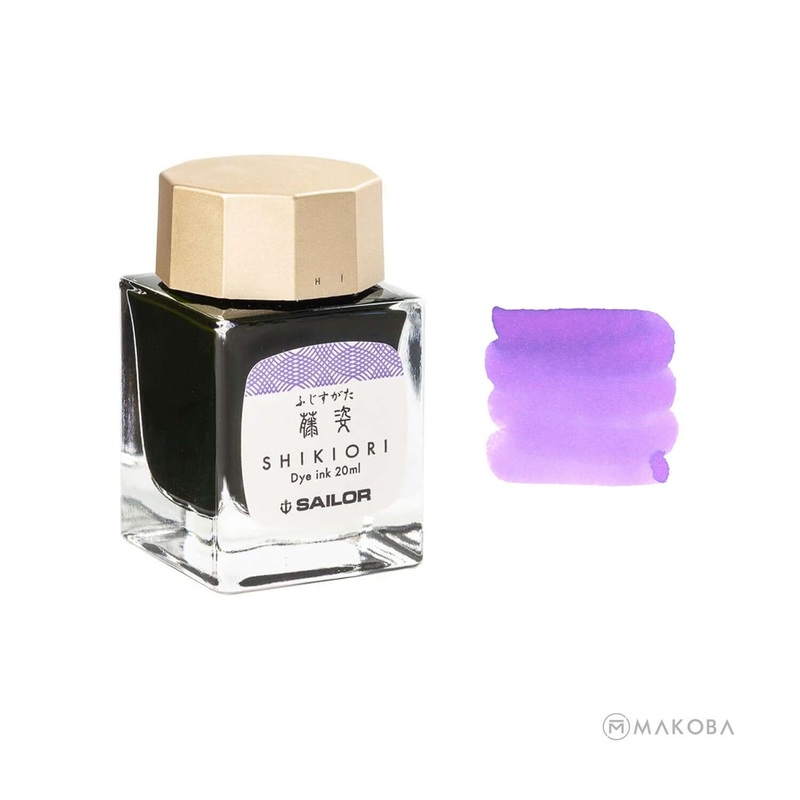Sailor Shikiori Ink Bottle, Fujisugata (Purple) – 20ml