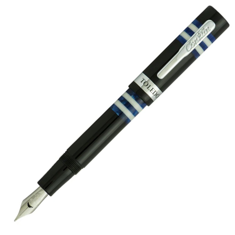 Conklin Toledo Fountain Pen – Black Blue CT