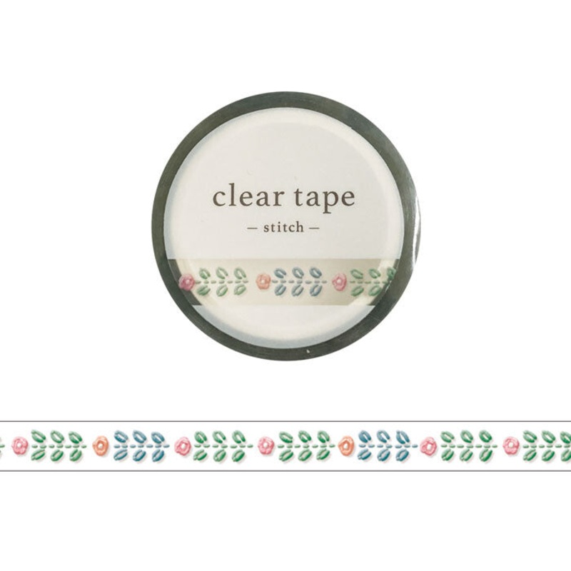 Mind Wave Clear Tape – Stitch Series – Hana (Flower) 1