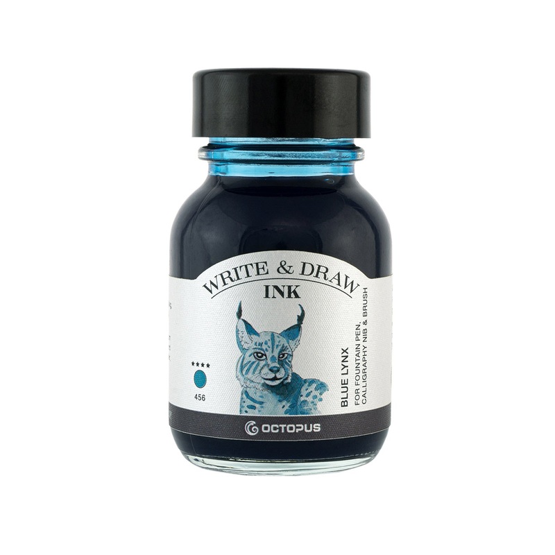 Octopus Write & Draw Ink Bottle, Blue Lynx – 50ml