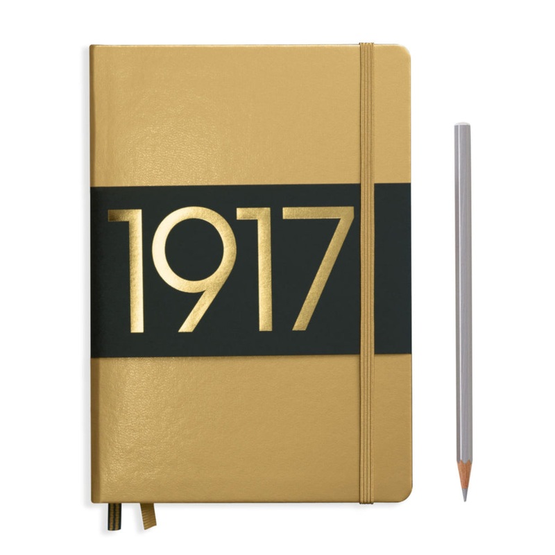 Leuchtturm1917 Notebook Medium (A5), Ruled – Gold