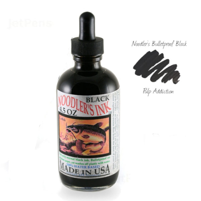 Noodler’s Bulletproof Black Ink – Large Bottle 133ml