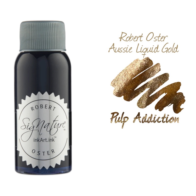 Robert Oster Shake ‘N’ Shimmy Ink – Aussie Liquid Gold 50ml