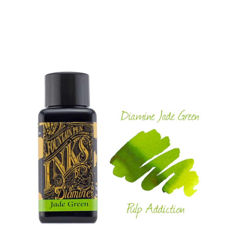 Diamine Fountain Pen Ink – Jade Green 30ml Bottle