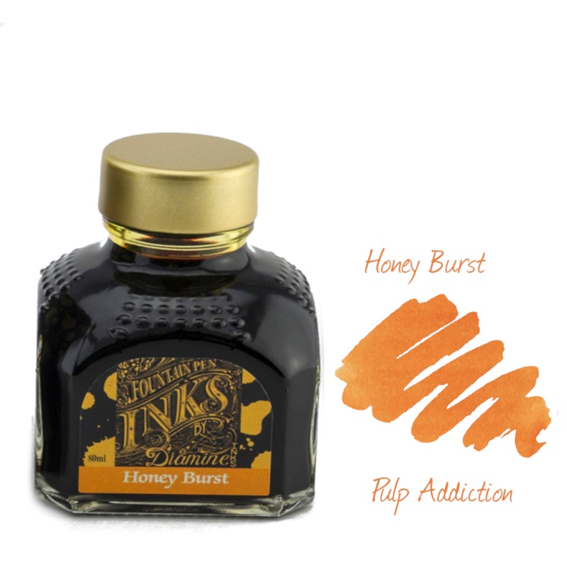 Diamine Ink – Honey Burst (Guitar) 80ml Bottle