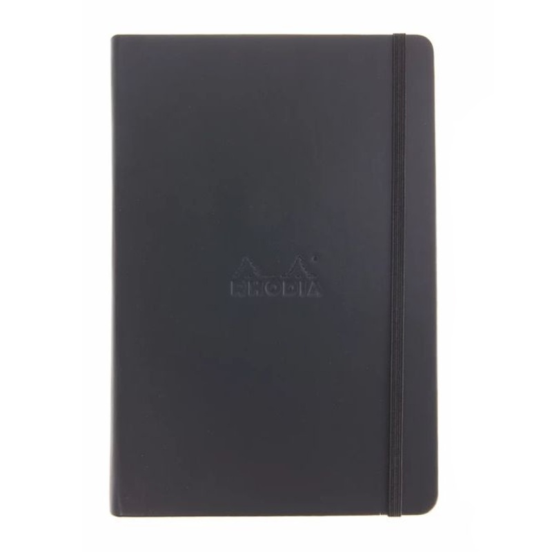 Rhodia A5 Webnotebook – Black, Lined