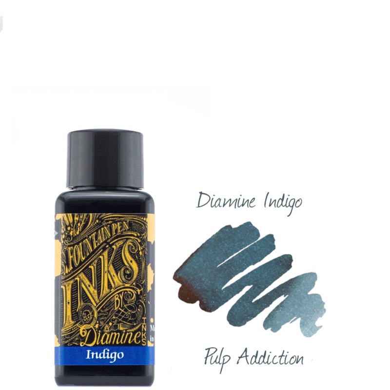 Diamine Fountain Pen Ink – Indigo 30ml Bottle