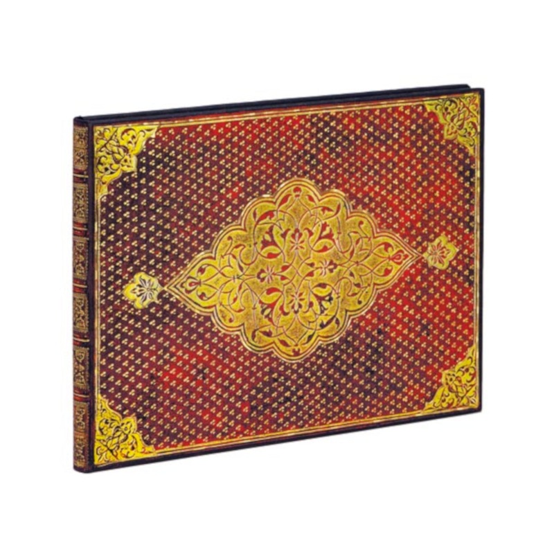 Paperblanks Gold Trefoil Guest Book – Blank