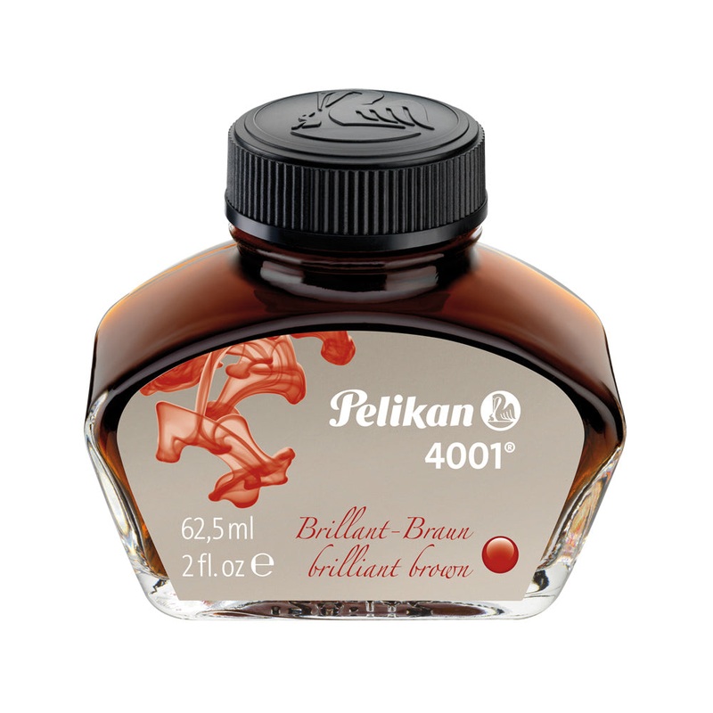 Pelikan 4001 Ink Bottle Large 62.5 ml – Brilliant Brown