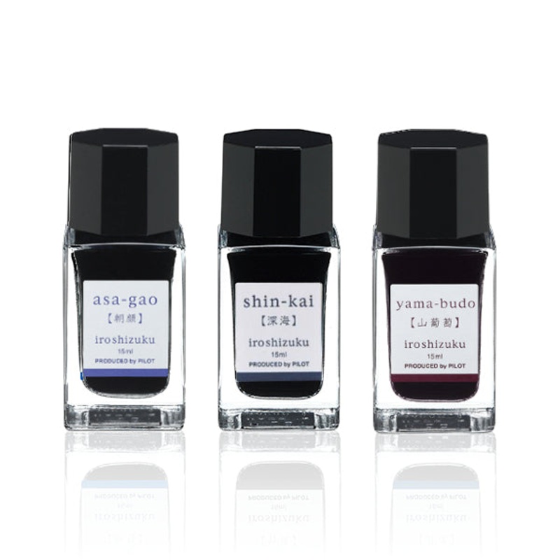 Pilot Iroshizuku Ink Bottle – 3pc Gift Set B, Autumn