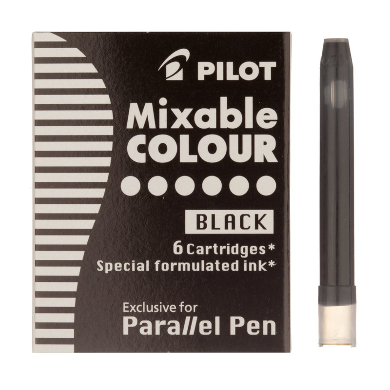 Pilot Parallel Pen Mixable Ink Cartridges – Black