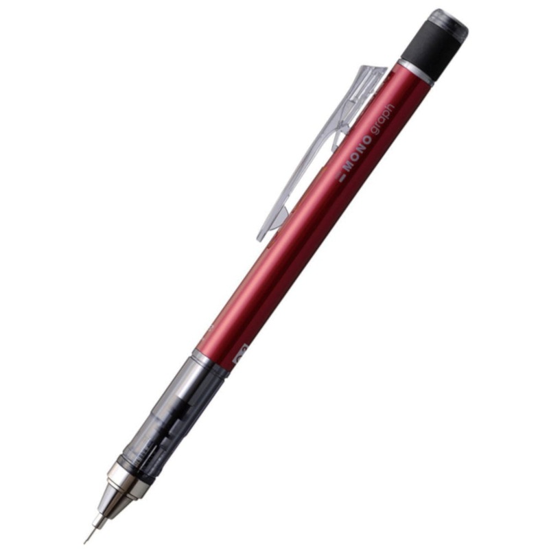 Tombow Mono Graph Shaker Mechanical Pencil – Red 0.3mm