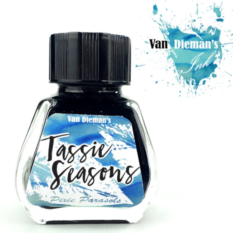 Van Dieman’s Fountain Pen Ink – Tassie Seasons (Autumn) PIxie Parasols