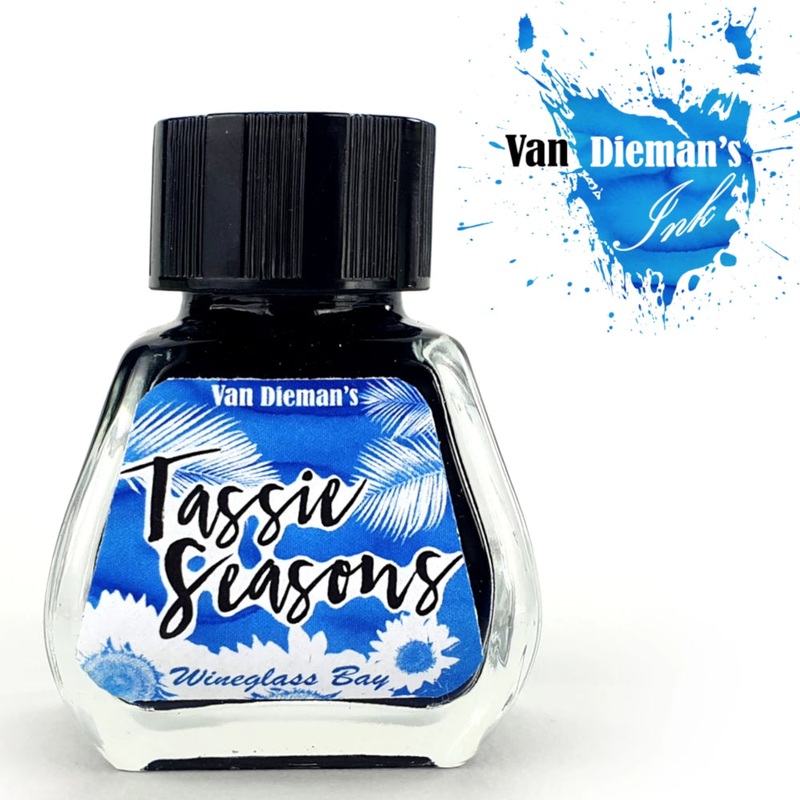 Van Dieman’s Fountain Pen Ink – Tassie Seasons (Summer) Wine Glass Bay