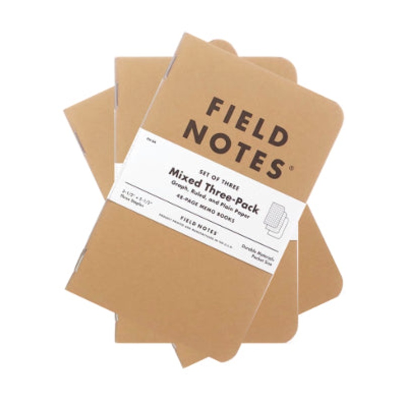 Field Notes Original Mixed Notebooks (Set 3)
