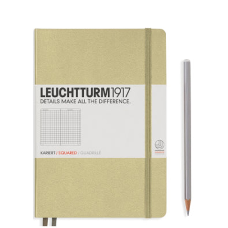 Leuchtturm1917 Notebook Medium (A5) – Sand Squared