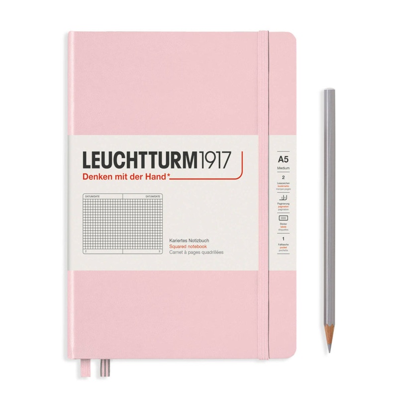 Leuchtturm1917 Notebook Medium (A5), Squared – Powder