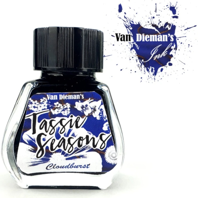 Van Dieman’s Fountain Pen Ink – Tassie Seasons (Spring) Cloudburst