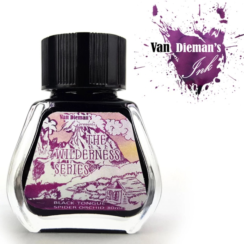 Van Dieman’s Wilderness Fountain Pen Ink – Black-Tongue Spider Orchid