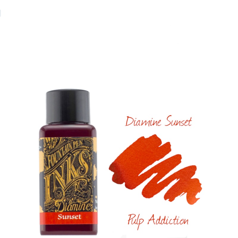 Diamine Fountain Pen Ink – Sunset 30ml Bottle