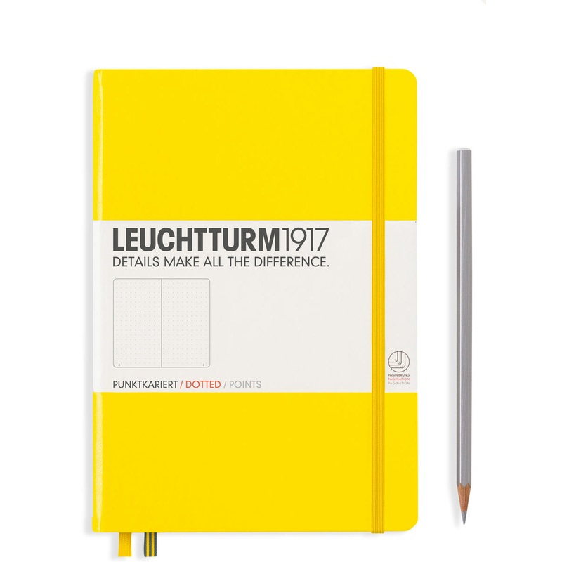 Leuchtturm1917 Notebook Medium (A5), Dotted – Lemon