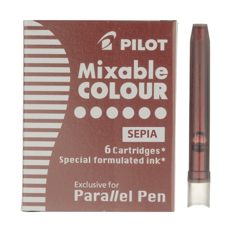 Pilot Parallel Pen Ink Cartridges – Sepia