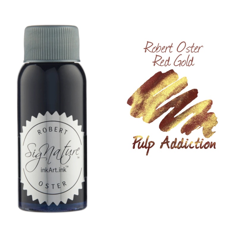 Robert Oster Shake ‘N’ Shimmy Ink – Red Gold 50ml