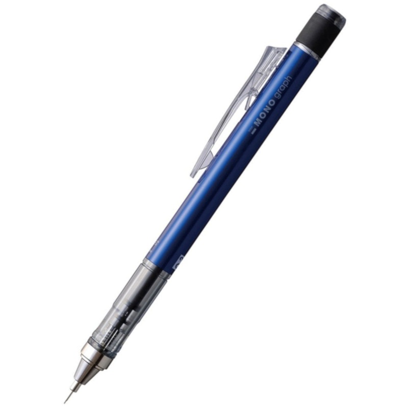 Tombow Mono Graph Shaker Mechanical Pencil – Blue 0.3mm