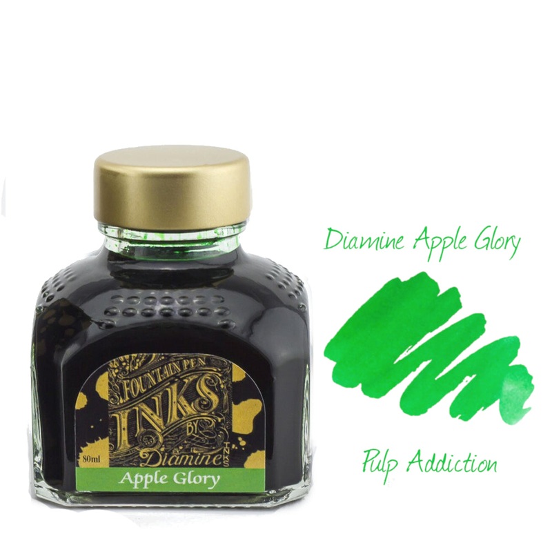 Diamine Fountain Pen Ink – Apple Glory 80ml Bottle